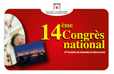 14 ème congrès national d’Hématologie